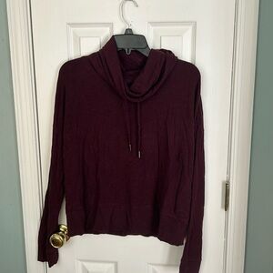 UGG purple super soft sweater with scrunchie neck